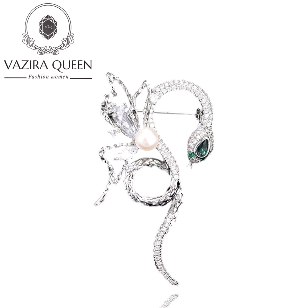 VQ Snake Brooch